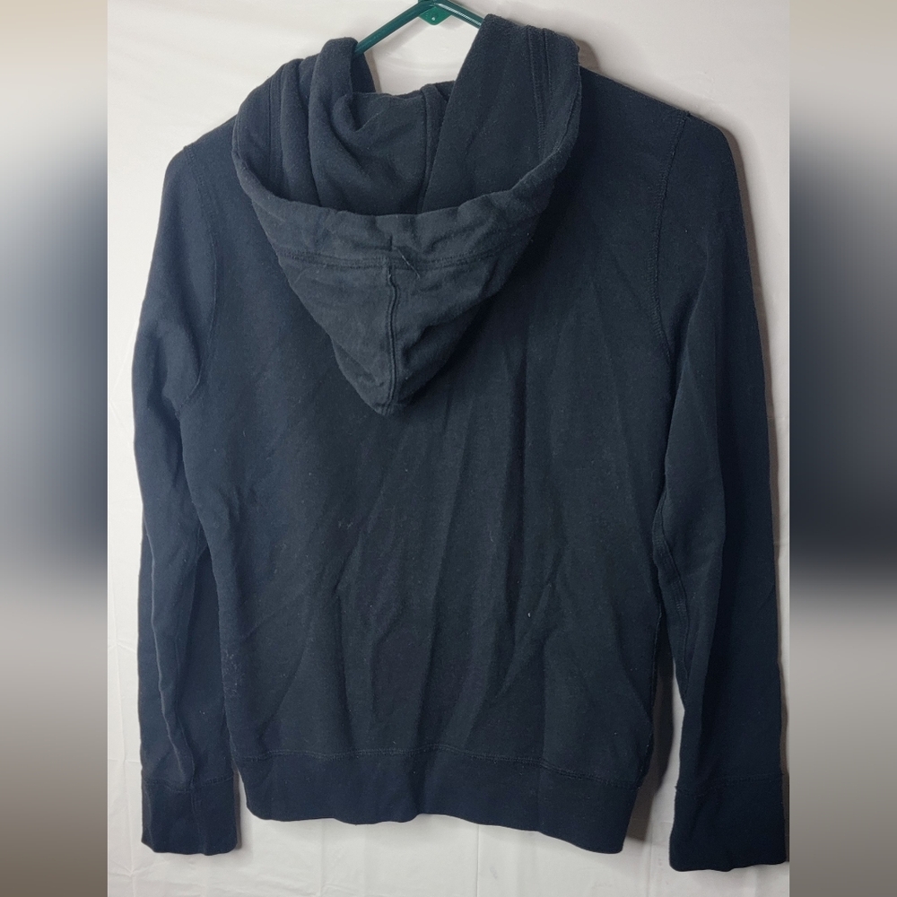 Mossimo Supply Co. Women's Faded Black Zip-Up Hoodie - Picture 4 of 14